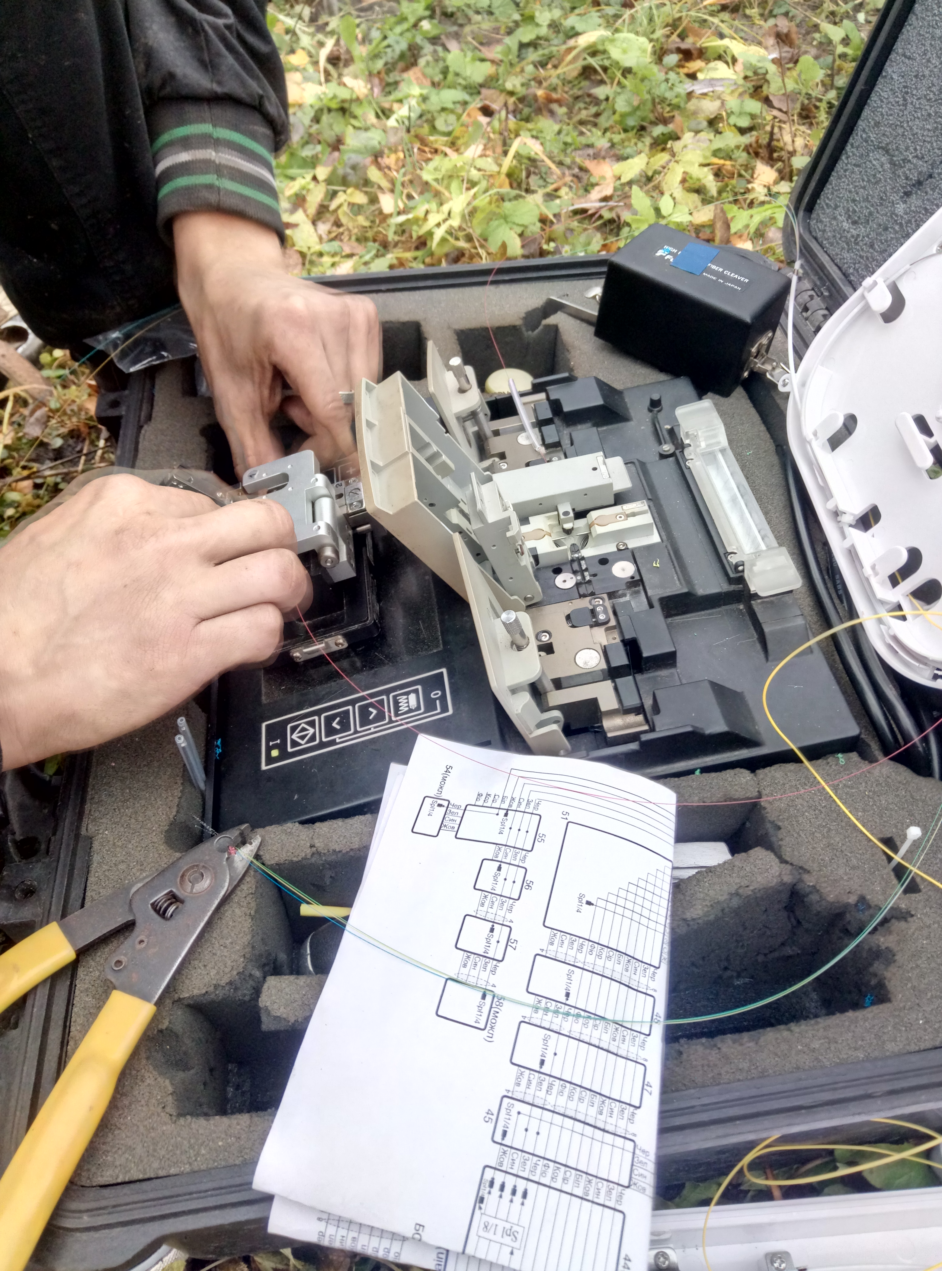 Зварювання оптоволокна