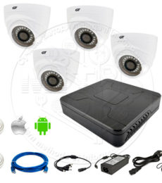 Комплект відеоспостереження GT DVR4 IND-4