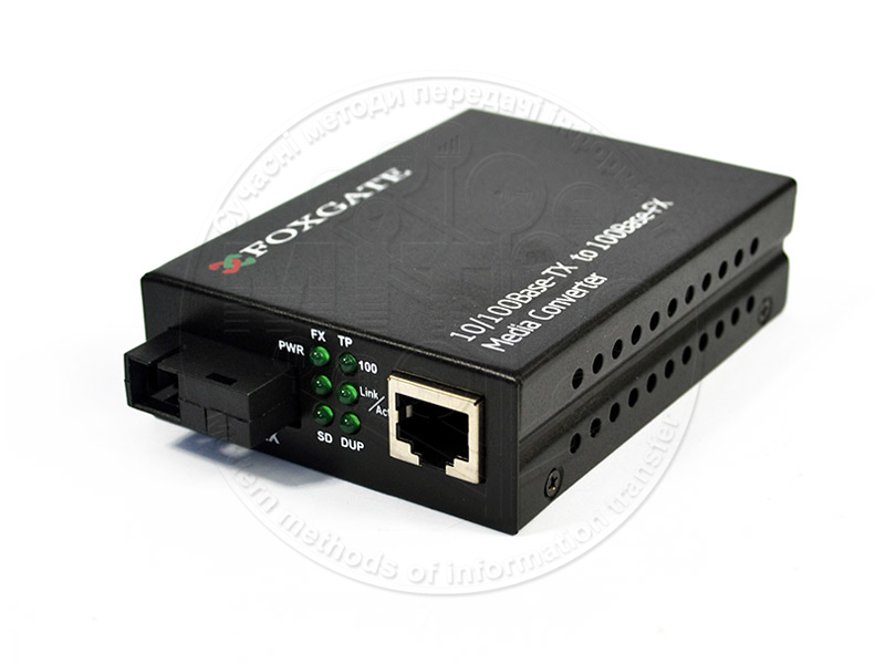 Медіаконвертери FoxGate EC-B-0,1-1SM-1310 1550nm-20-LFP Медіаконвертери FoxGate EC-B-0,1-1SM-1310 1550nm-20-LFP
