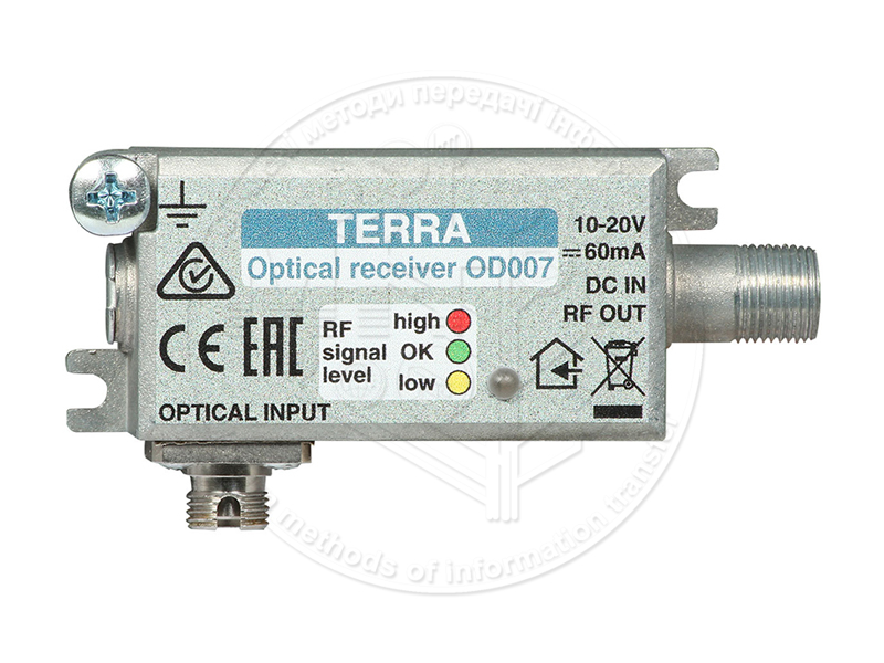 Оптичний приймач TERRA OD007 Оптичний приймач TERRA OD007