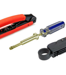 Інструмент для роботи з коаксіальним кабелем